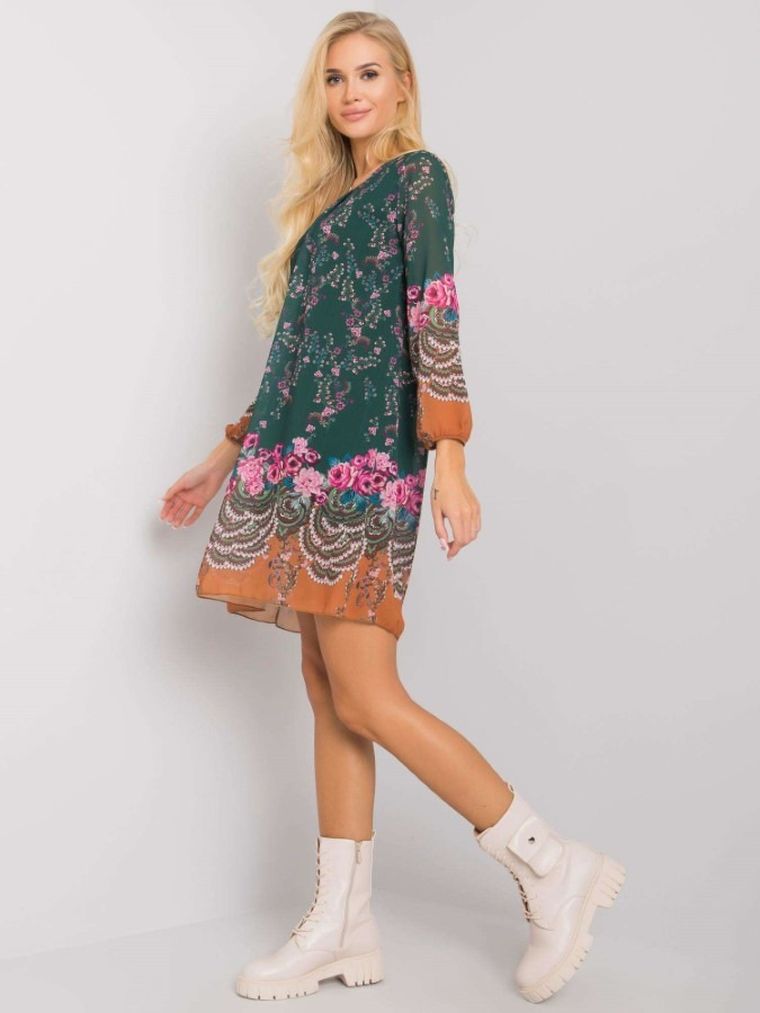 Sukienka damska, zielona, Och Bella