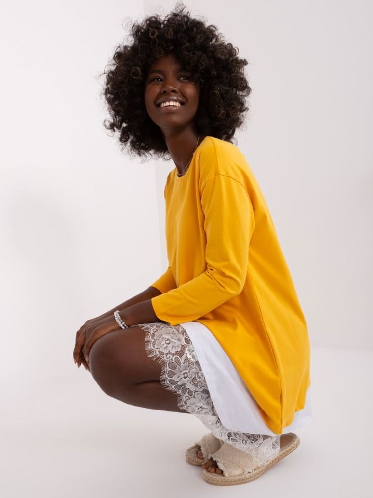 Sukienka damska, żółta, Lily Rose