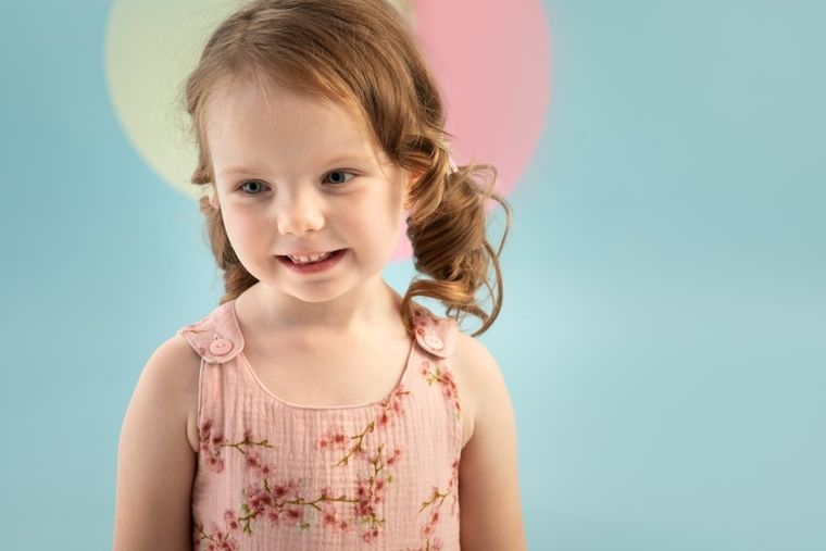 Sukienka dziewczęca bez rękawów, bawełna organiczna, różowy, Pinokio