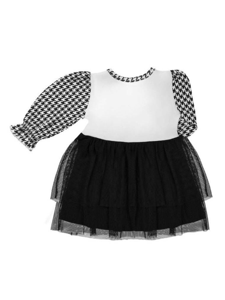 Sukienka dziewczęca z długim rękawem, mix, Nicol