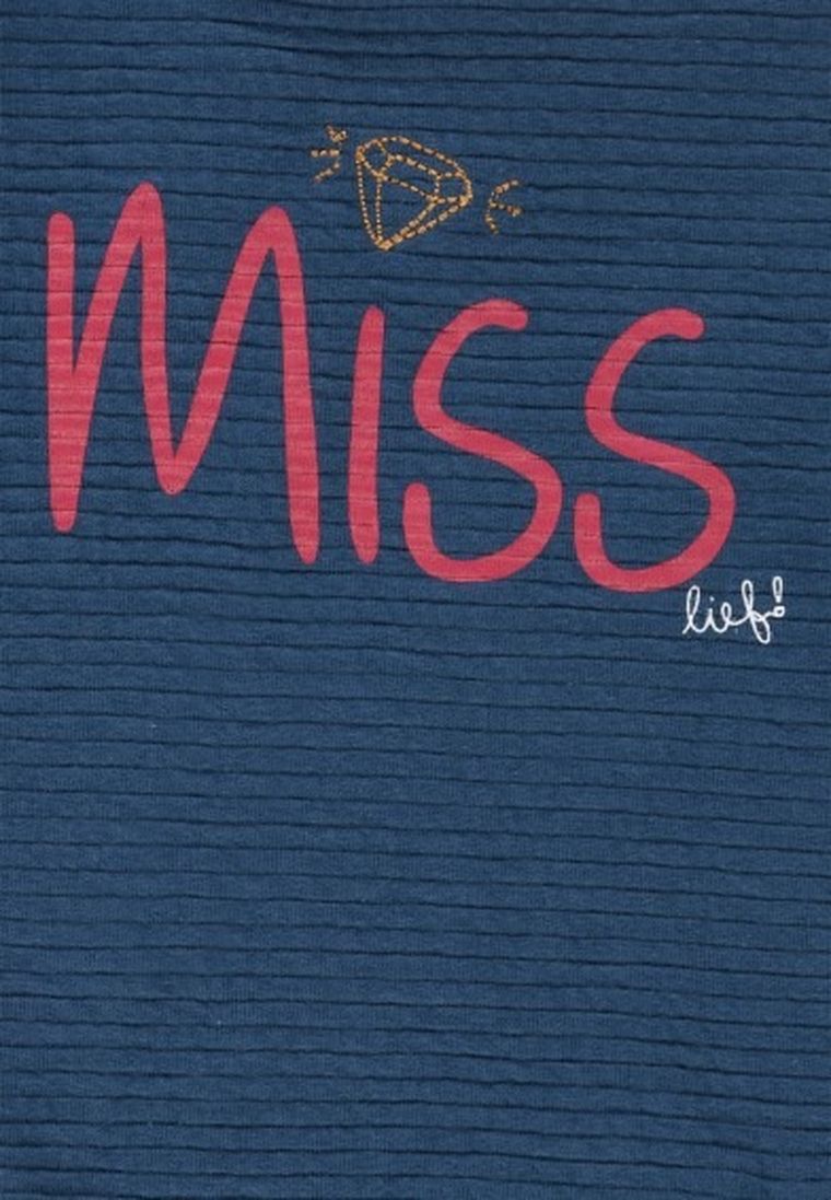 Sukienka dziewczęca z długim rękawem, niebieska, Lief