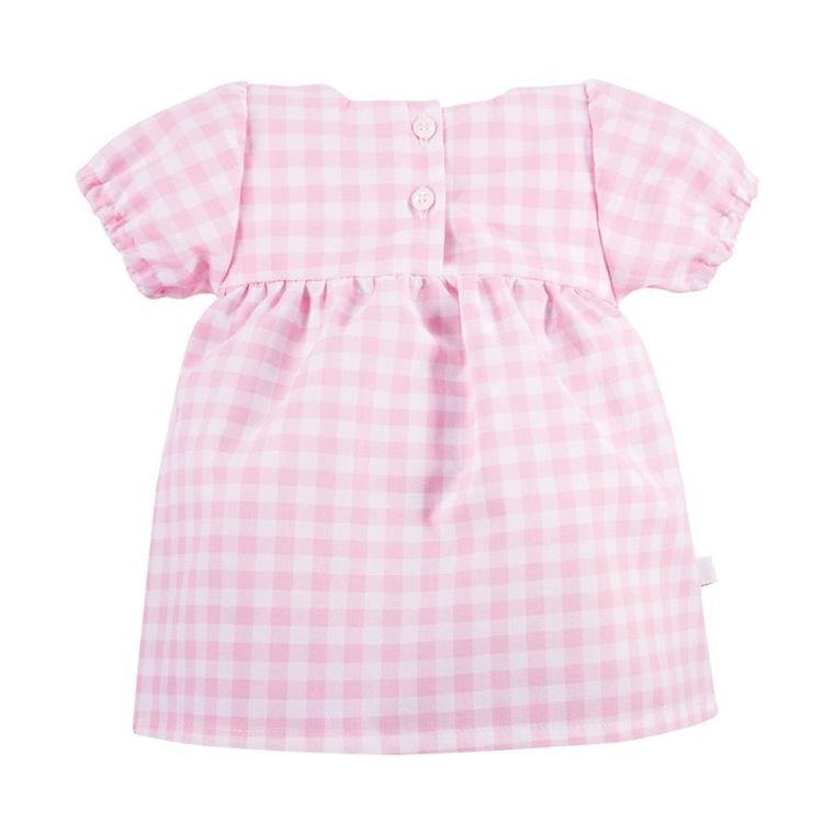 Sukienka dziewczęca z krótkim rękawem, różowa, Eevi