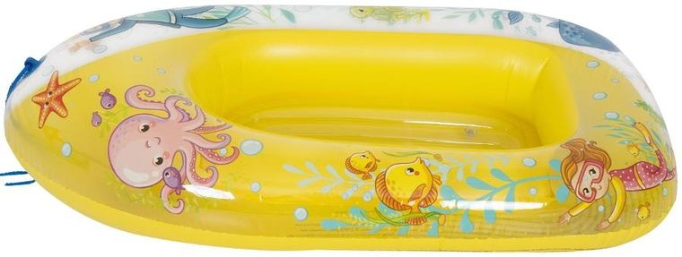 Sun Club, ponton plażowy, żółty, 112-70 cm