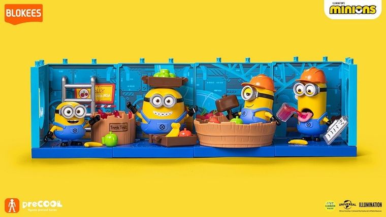 Superbuzz, Blokees, Minionki, Jelly Factory, figurka kolekcjonerska, Stuart