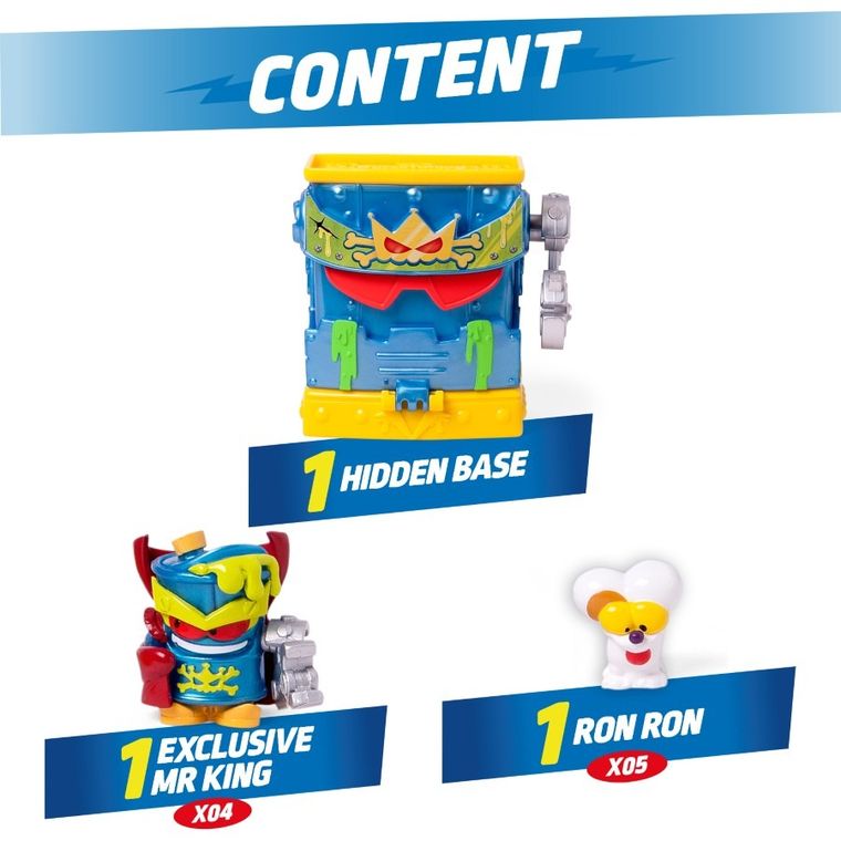 SuperThings, Hidden Base, Mr. King, sekretna baza z figurką