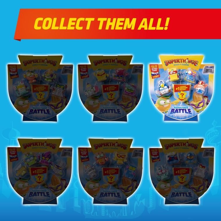 SuperThings, Kazoom Power Battle, zestaw figurek, 5 szt.