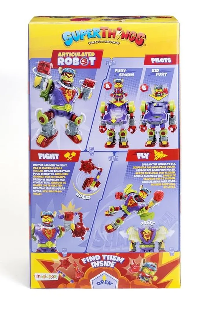 SuperThings, Superbot Red Fury Storm, figurka