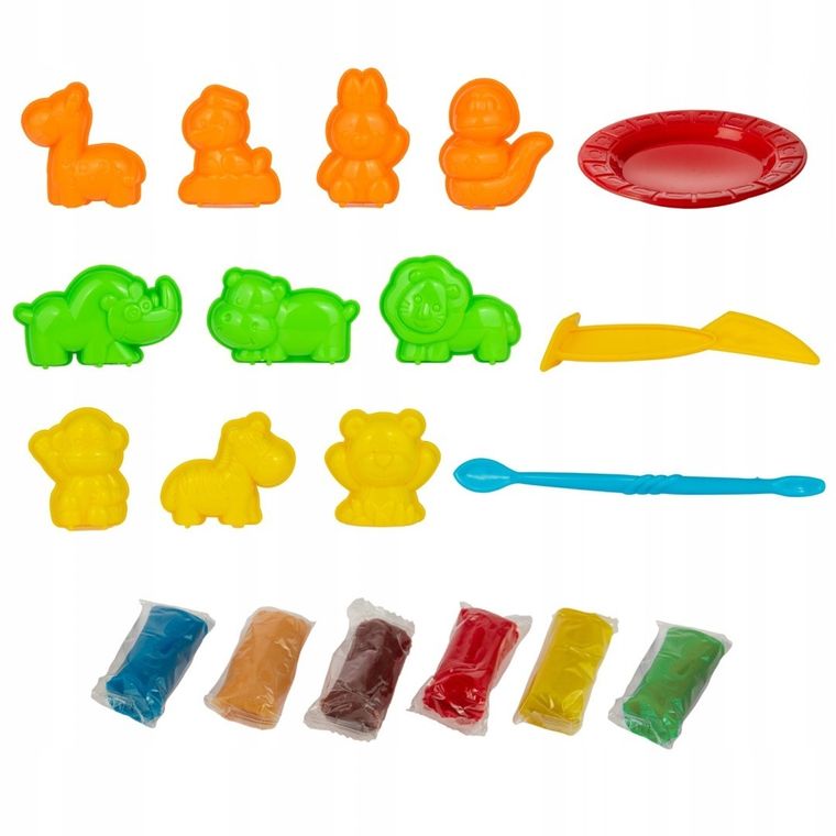 Swede, masa plastyczna w walizce