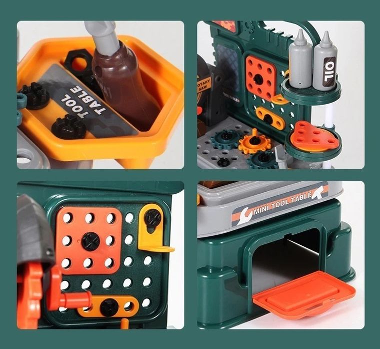 Swede, mini warsztat samochodowy z narzędziami, 46 elementów