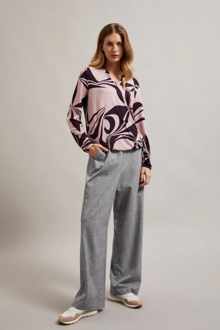 Sweter damski, różowy, Moodo