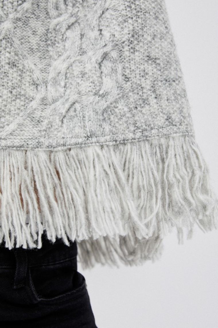 Sweter damski, szary, Moodo