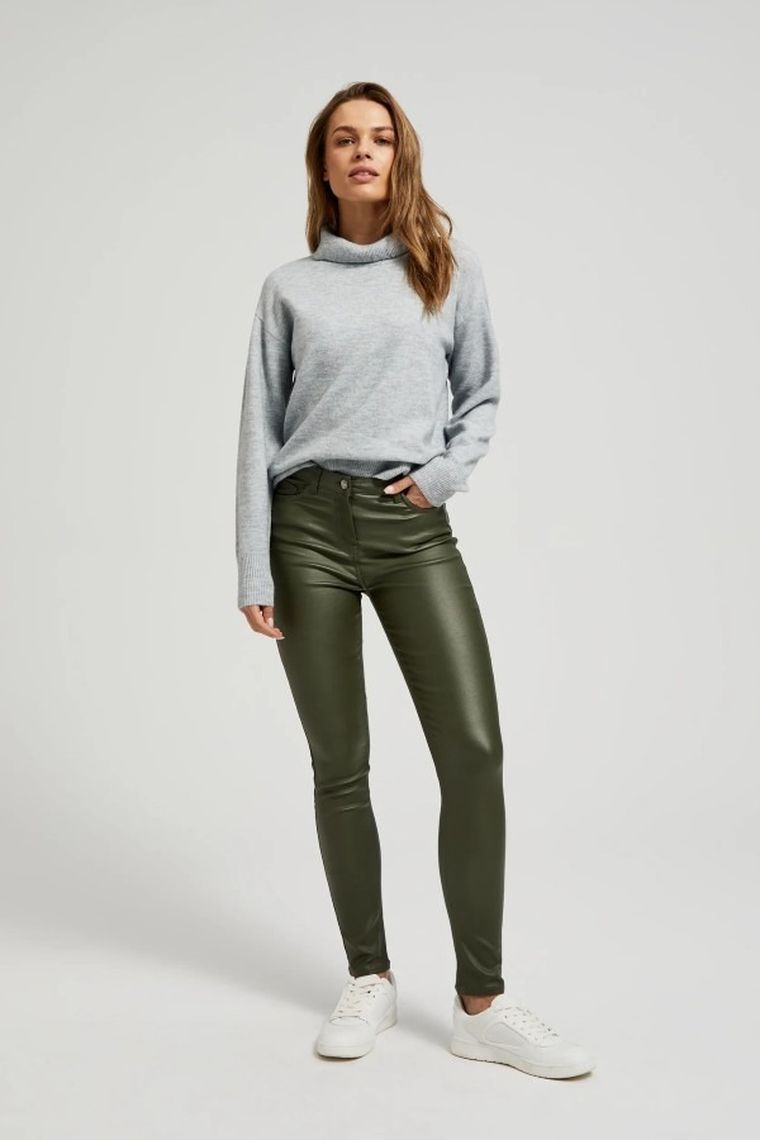 Sweter damski, szary, Moodo