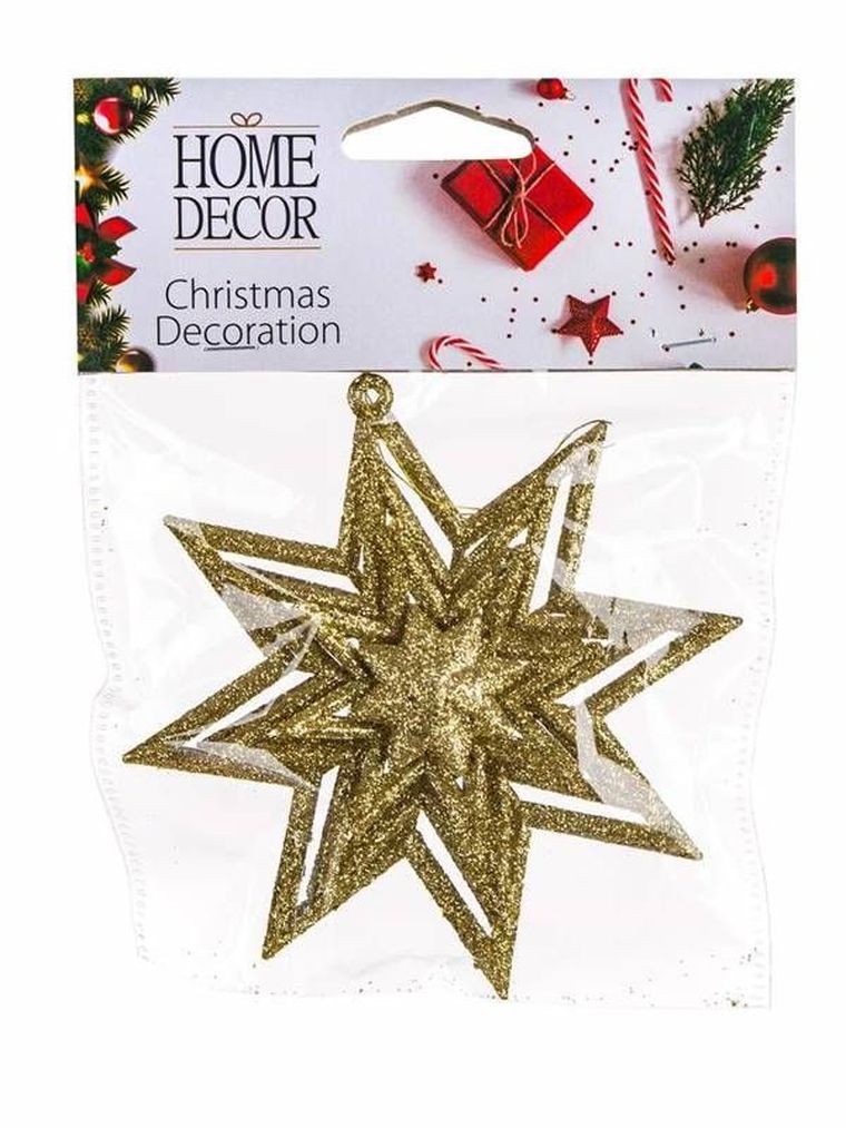 Świąteczna dekoracja, zawieszka, gwiazda