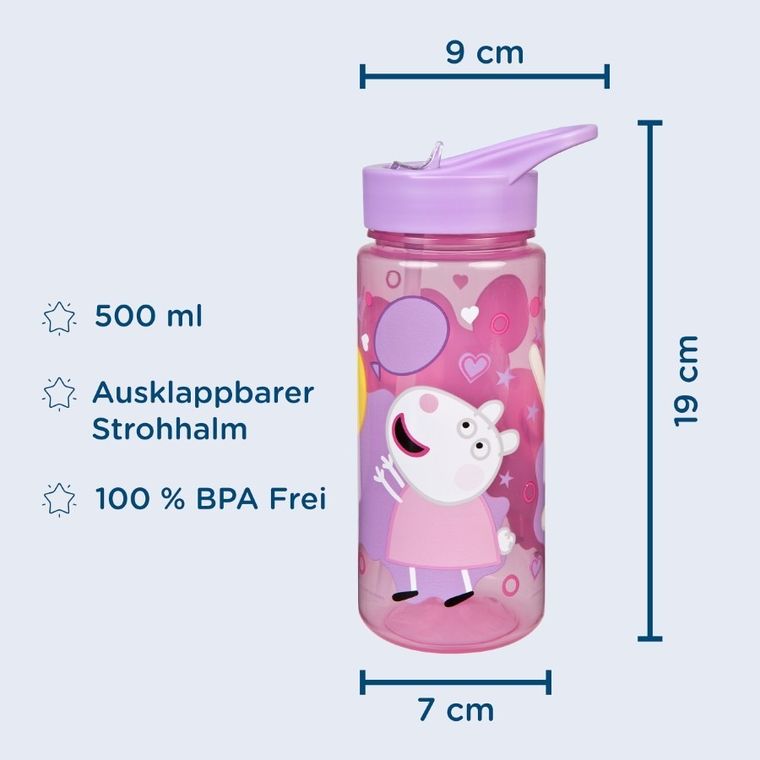Świnka Peppa, Aero, bidon, 500 ml