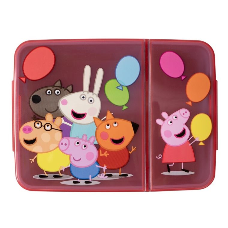 Świnka Peppa, lunchbox, trzyczęściowy