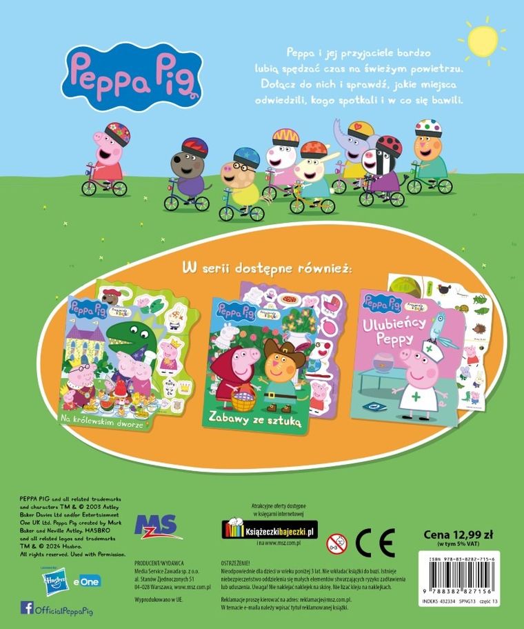 Świnka Peppa. Przyjaciele z bajki. Część 13. Na świeżym powietrzu