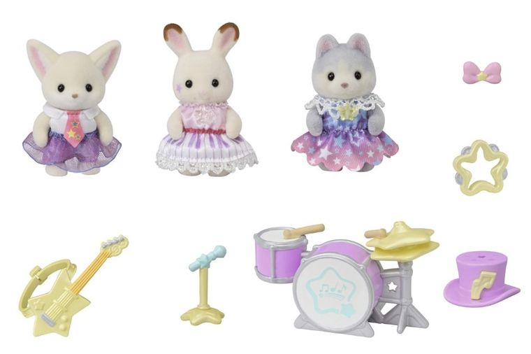 Sylvanian Families, 40th Anniversary, Koncert w krainie Sylvanian Families, figurki z akcesoriami, 5845