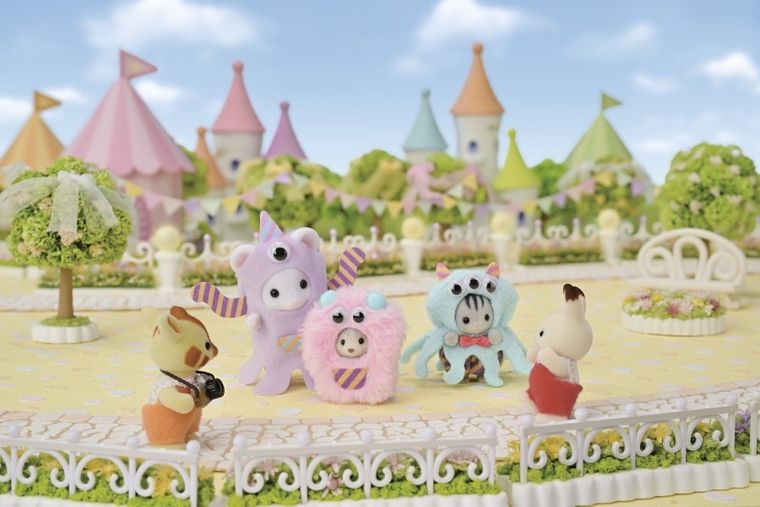 Sylvanian Families, 40th Anniversary, Trio Małych Potworków, zestaw figurek, 5846