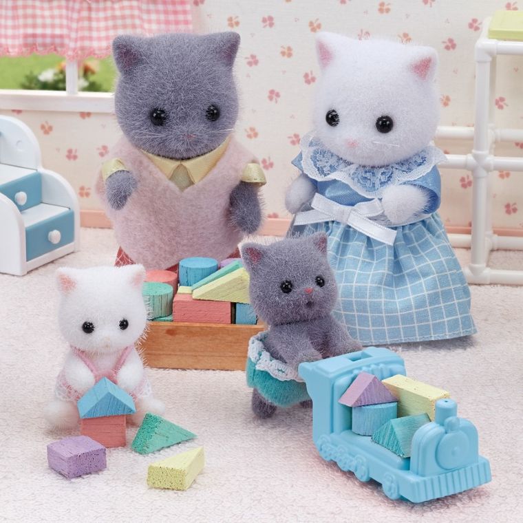 Sylvanian Families, bliźniaki perskich kotków, zestaw figurek, 5457