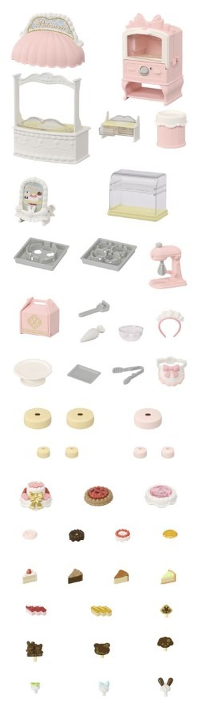 Sylvanian Families, Cukiernia pełna pyszności, zestaw akcesoriów, 5807