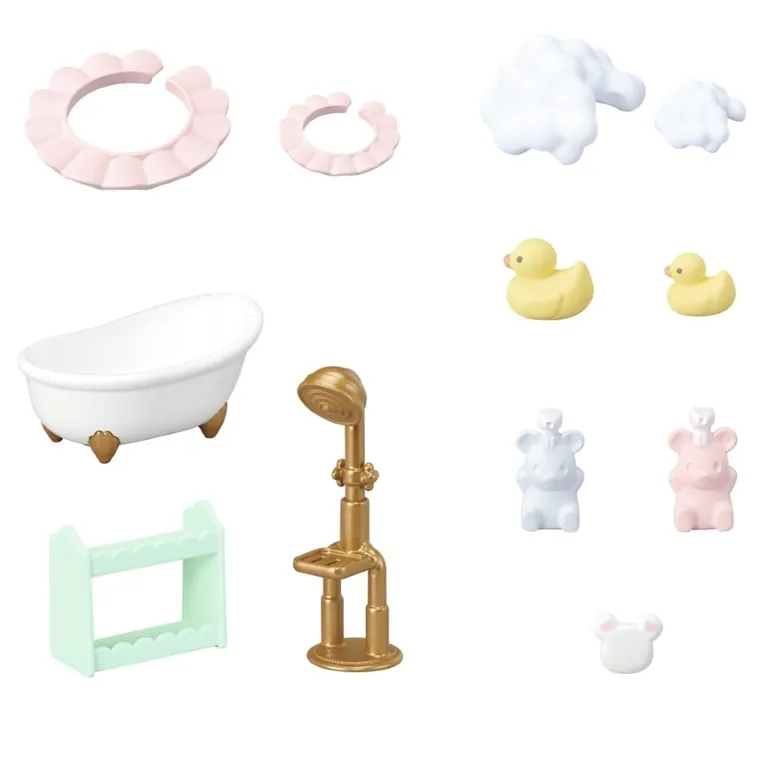 Sylvanian Families, Kąpiel z bąbelkami, zestaw z figurkami, 5805