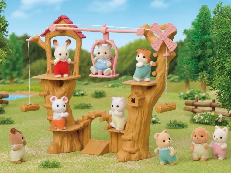 Sylvanian Families, Kolejka linowa z figurką, 5452