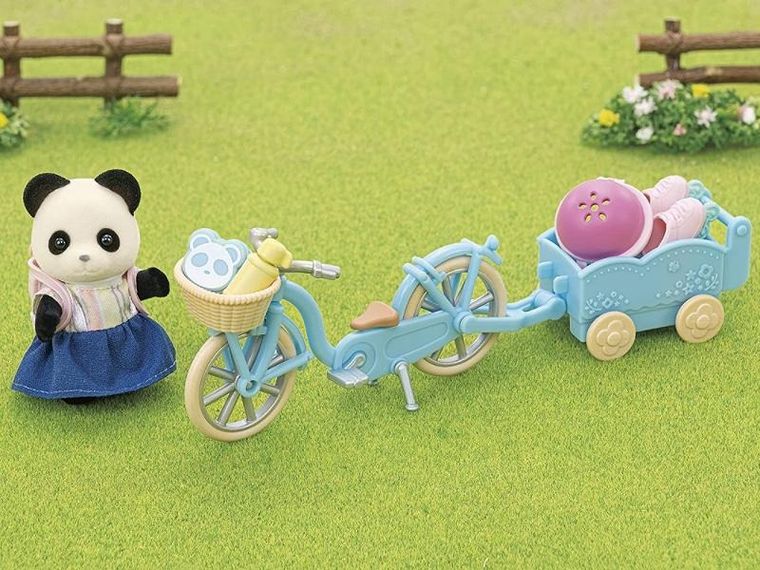 Sylvanian Families, panda, wycieczka rowerowa, figurka z akcesoriami, 5652