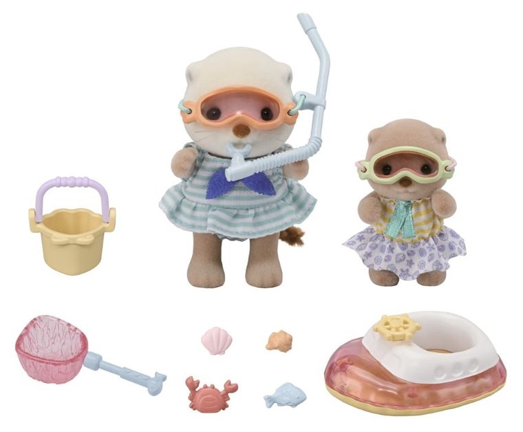 Sylvanian Families, Siostry Wydr Morskich na wakacjach, zestaw z figurkami, 5804