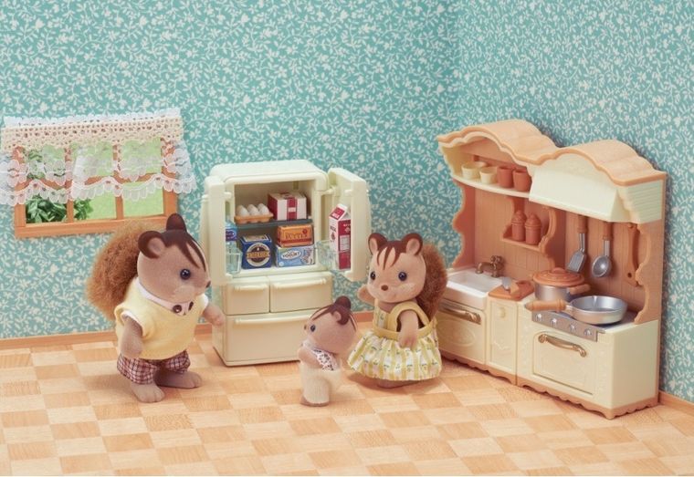 Sylvanian Families, wiejska kuchnia z lodówką, 5341