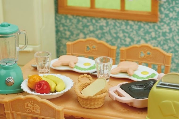 Sylvanian Families, zestaw śniadaniowy z tosterem, 5444