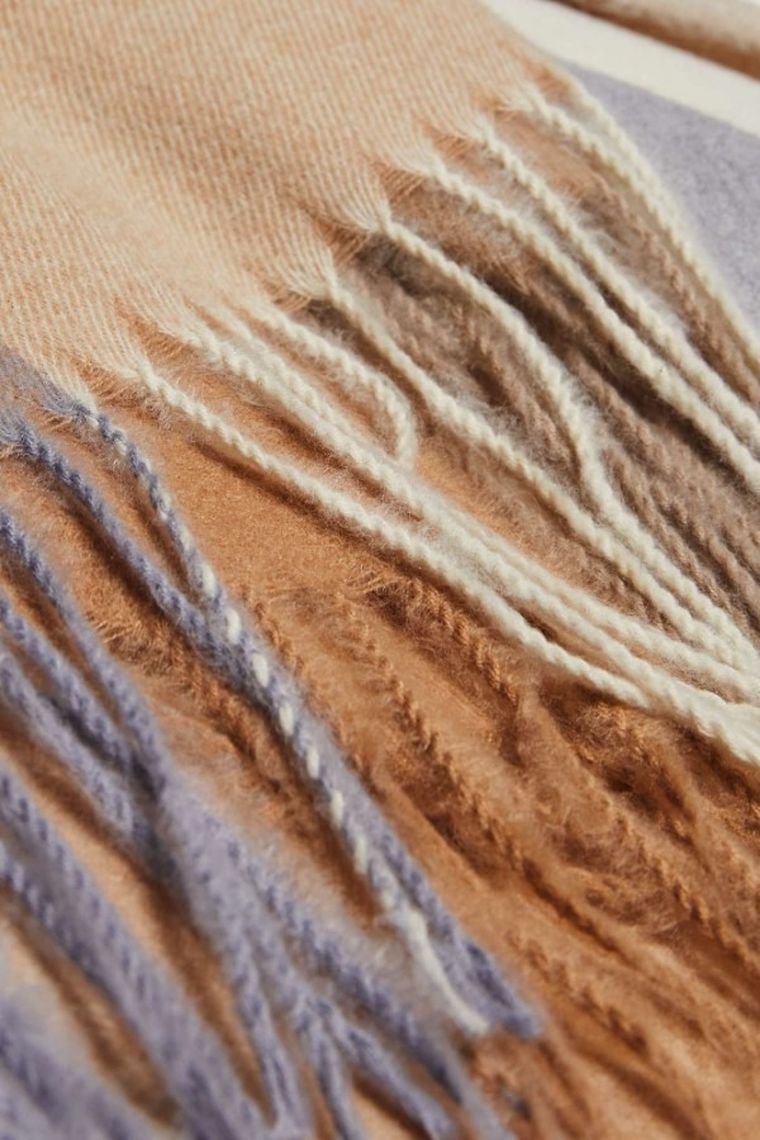 Szalik damski, beżowy, Moodo