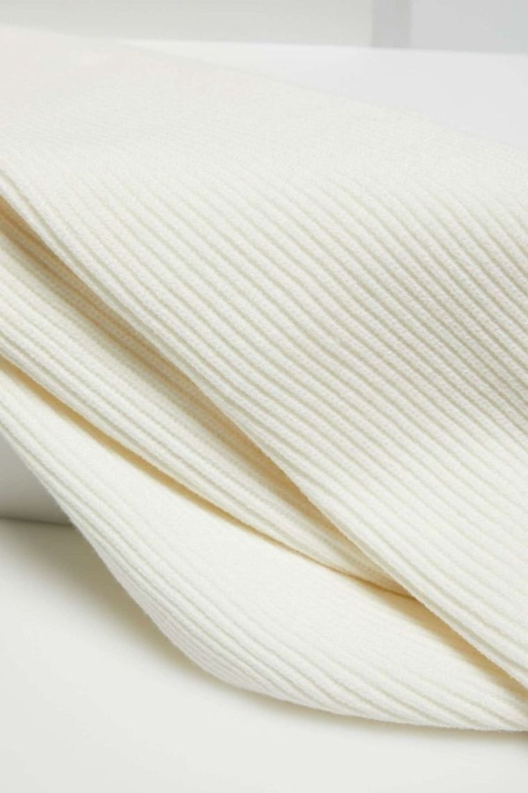 Szalik damski, biały, Moodo