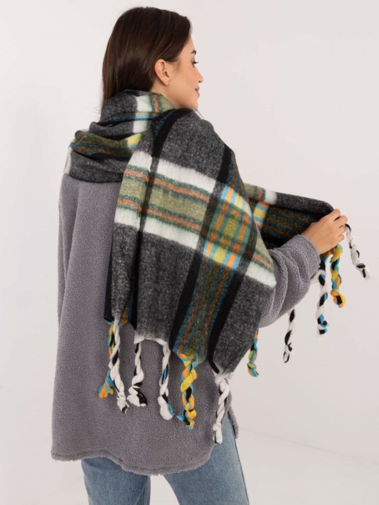 Szalik damski, czarny, Italy Moda