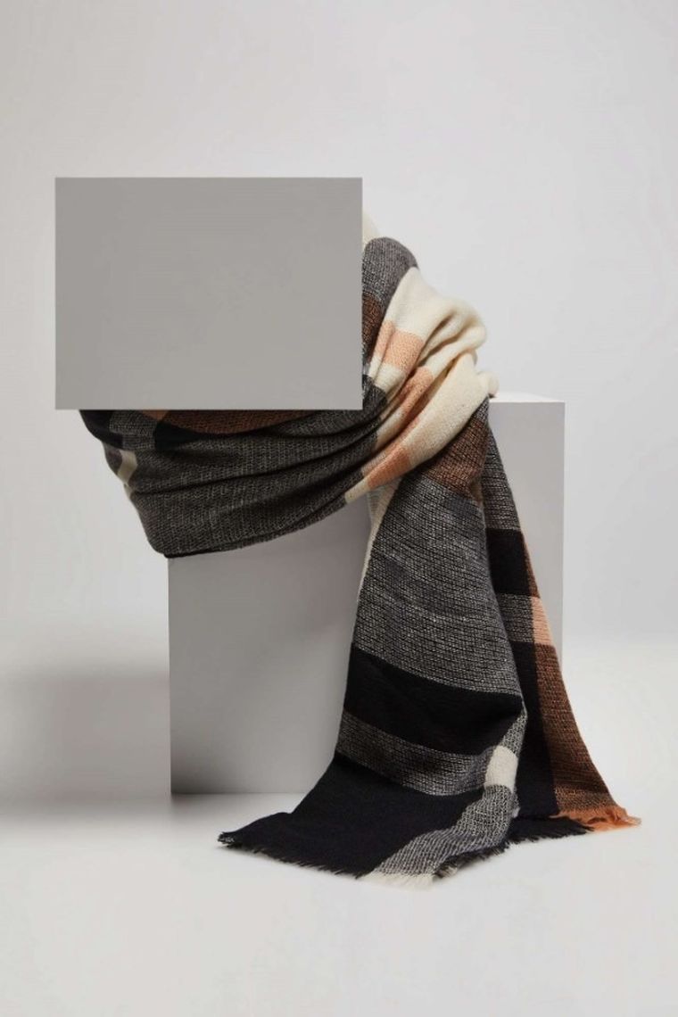 Szalik damski, pomarańczowy, Moodo