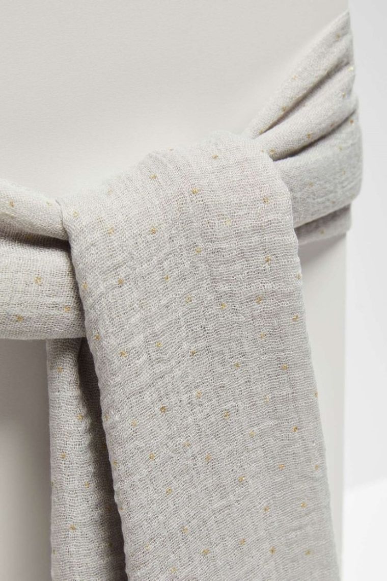 Szalik damski, szary, Moodo