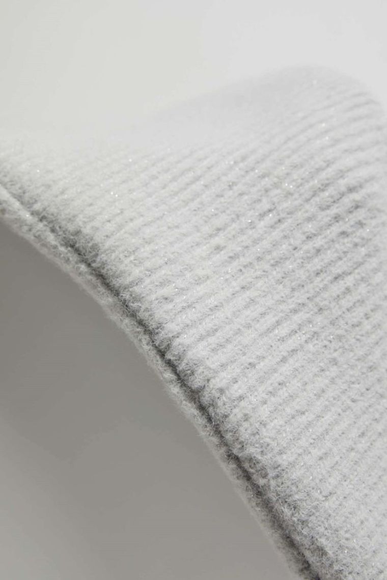 Szalik damski, szary, Moodo