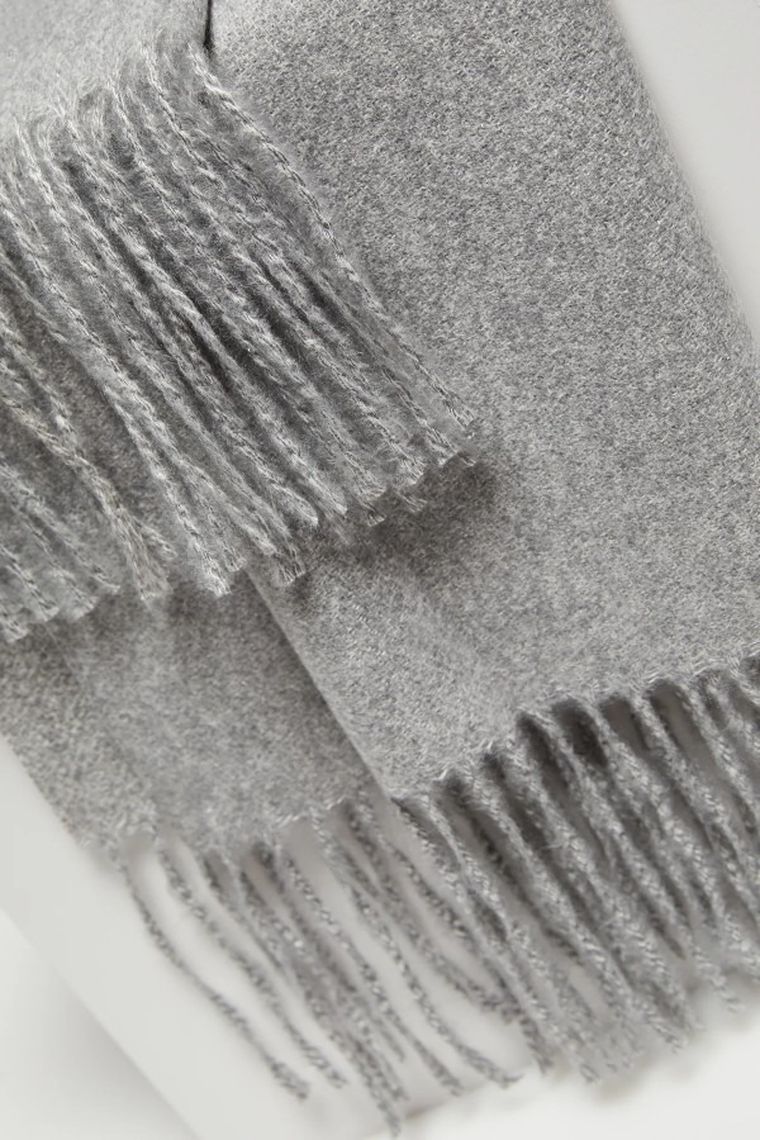 Szalik damski, szary, Moodo