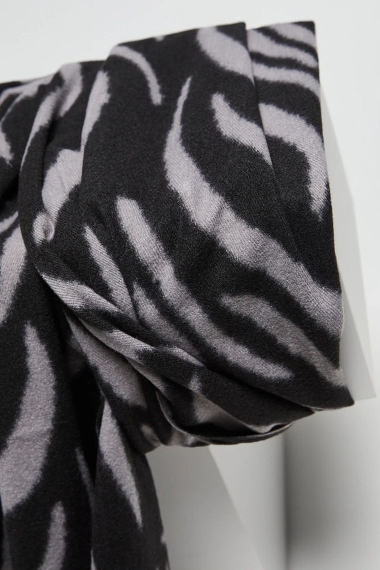 Szalik damski, szary, Moodo