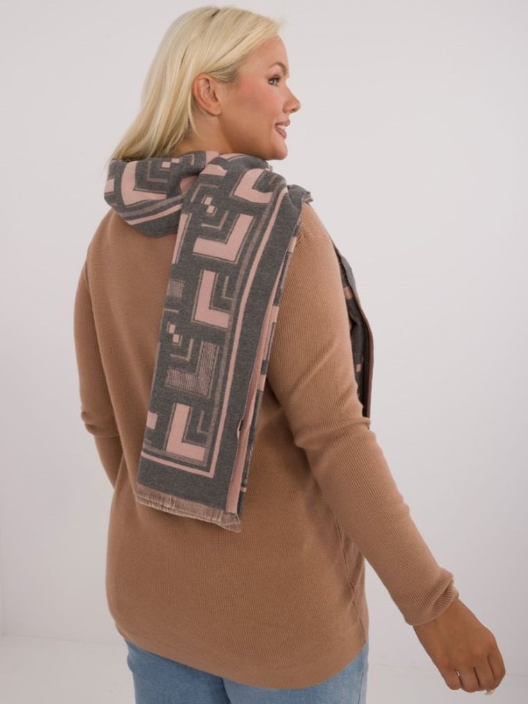 Szalik damski z wełną, mix, Italy Moda