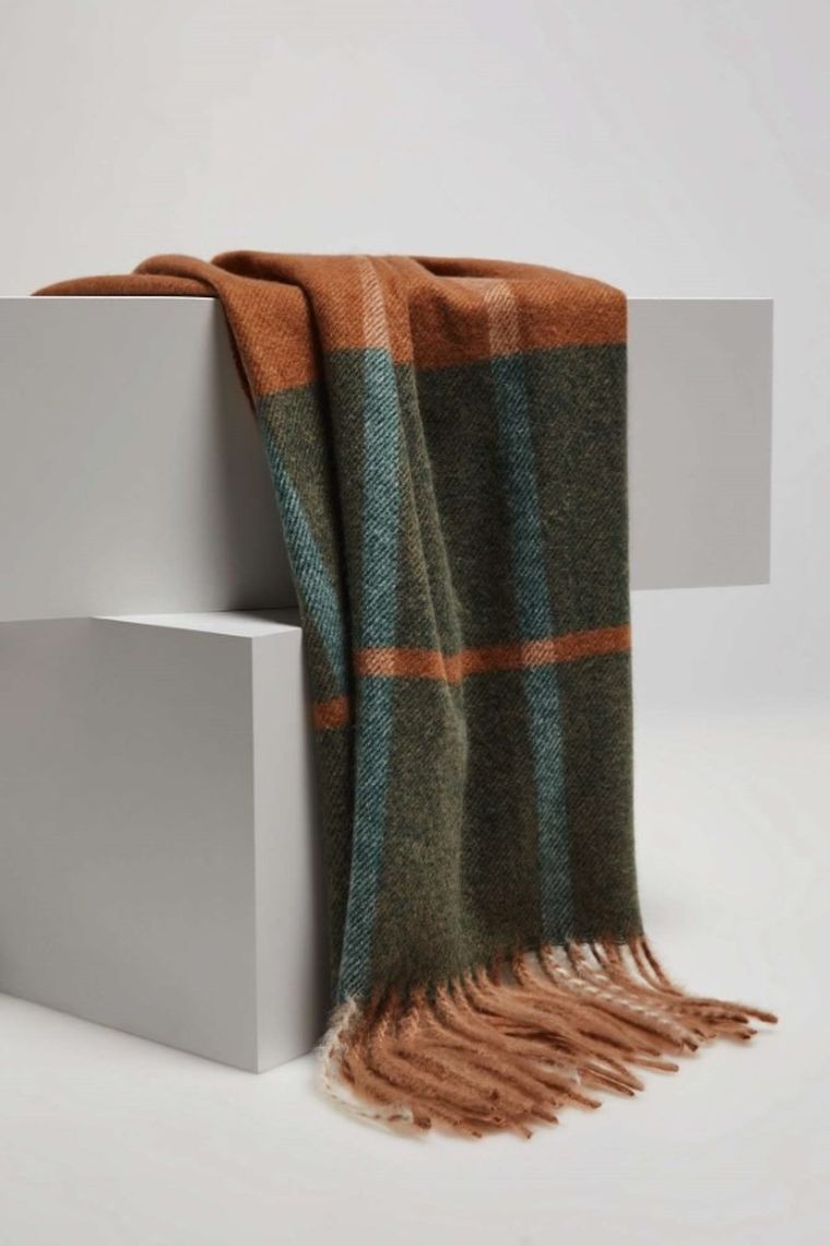 Szalik damski, zielony, Moodo