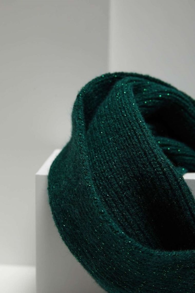 Szalik damski, zielony, Moodo