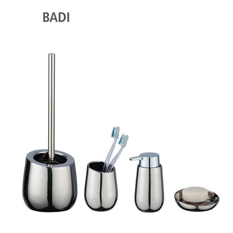 Szczotka do WC, Badi glamour, chromowana