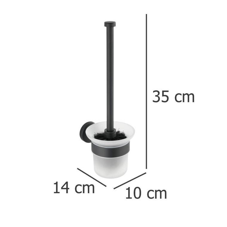 Szczotka toaletowa, Bosio, czarny