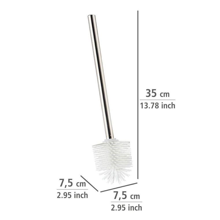 Szczotka wymienna, silikonowa, 7.5 cm, biały