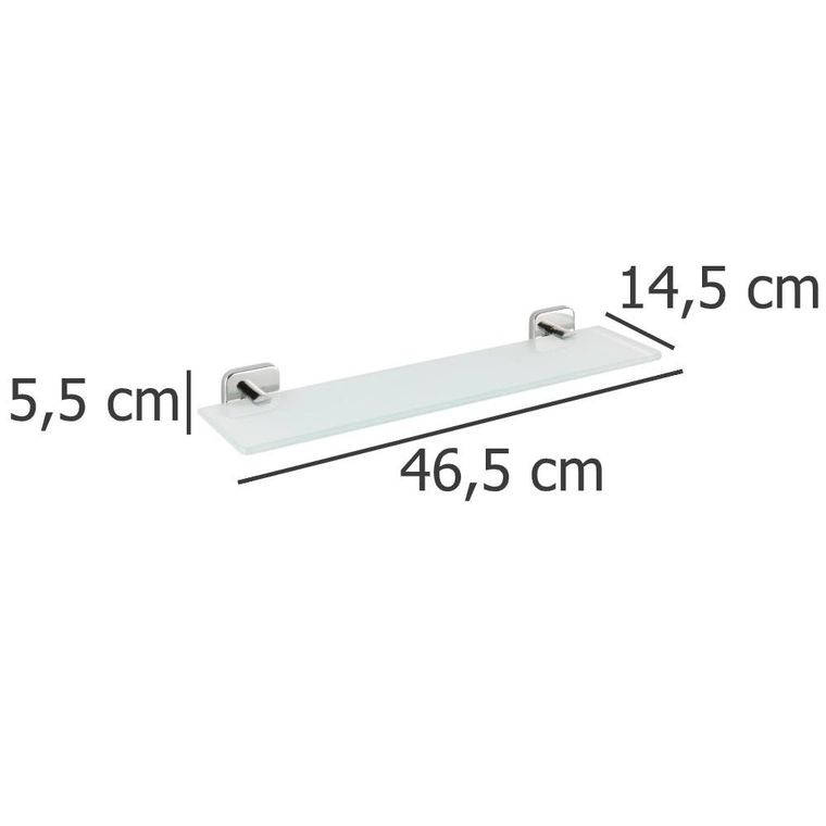 Szklana półka łazienkowa, Mezzano