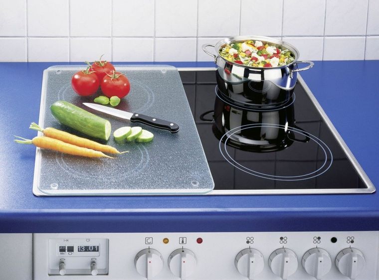 Szklane płyty ochronne na kuchenkę, 2 szt.