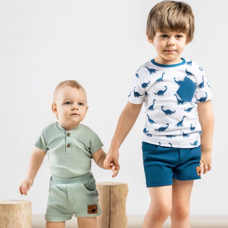 Szorty chłopięce, granatowe, Nicol