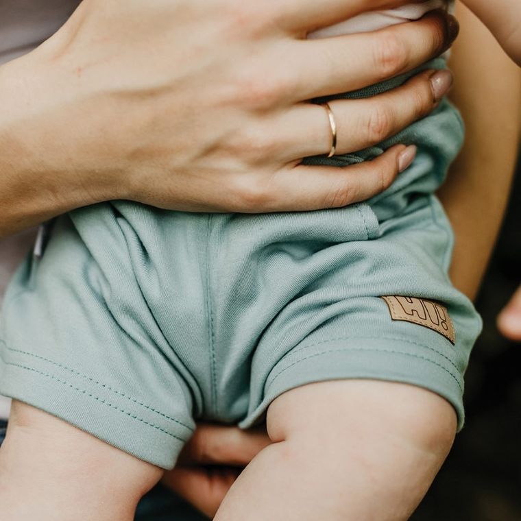 Szorty chłopięce, zielone, Eevi