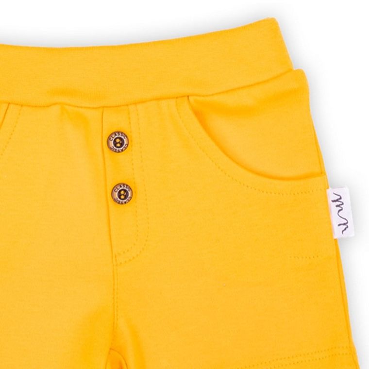 Szorty chłopięce, żółte, Nicol