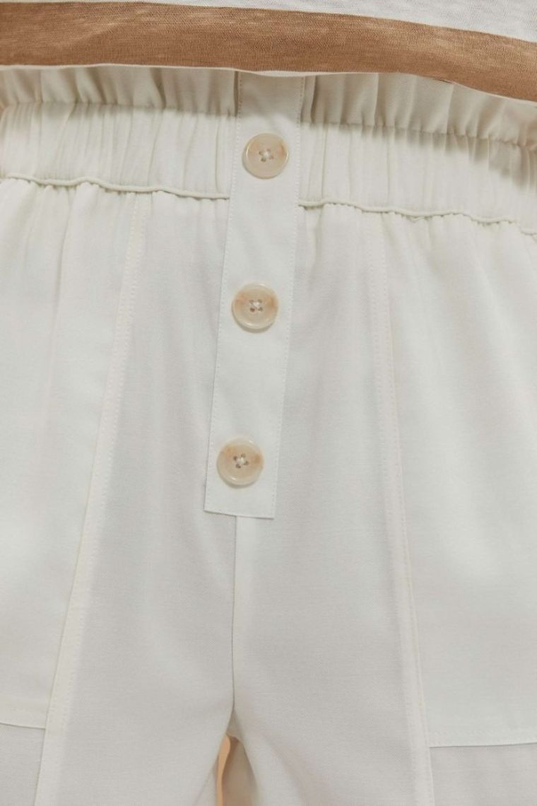 Szorty damskie, białe, Moodo